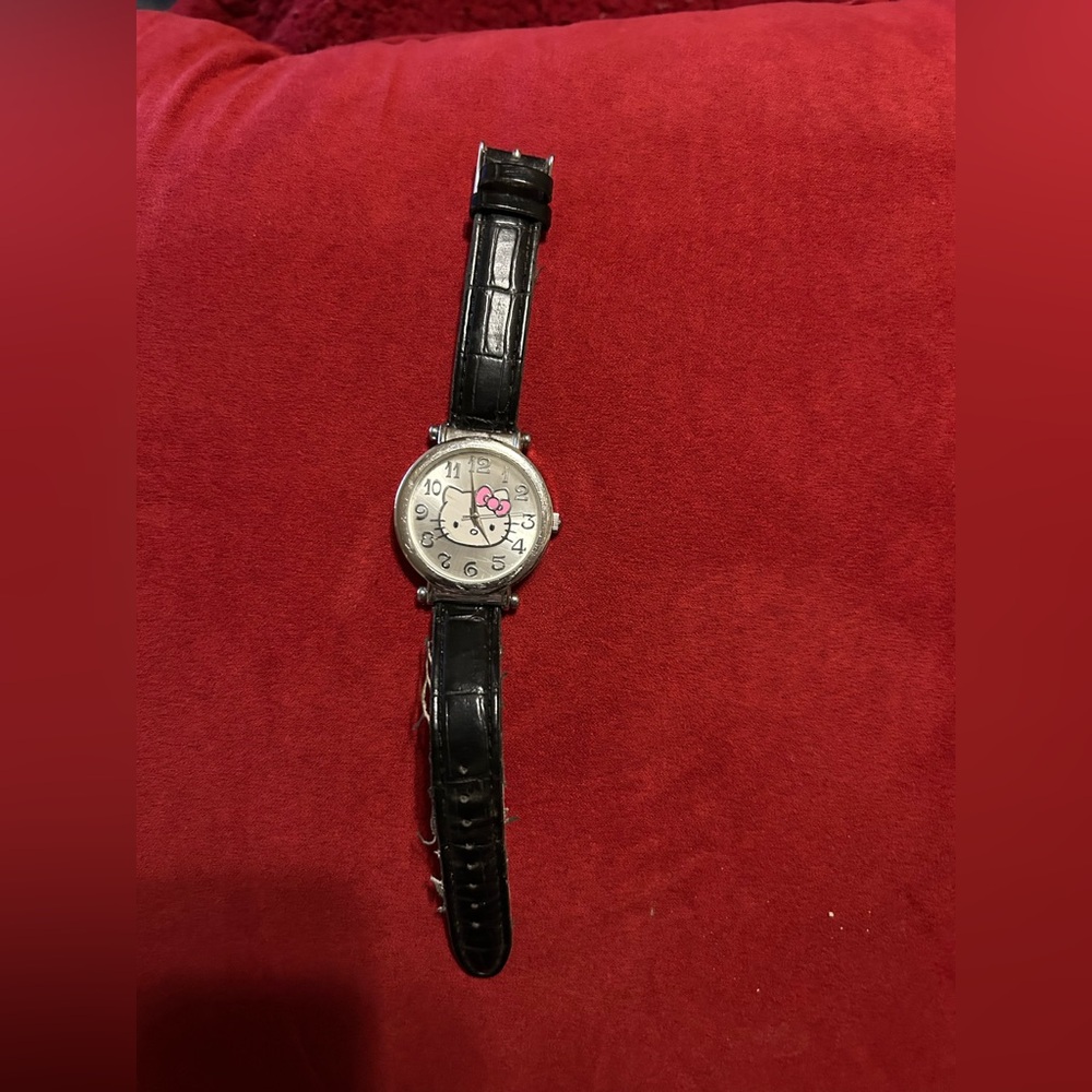 Character Dial Watch with Black Strap, Need a battery, never been used.